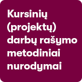 Kursiniu metodiniai