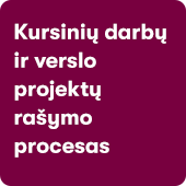 kursiniu darbu rasymo procesas